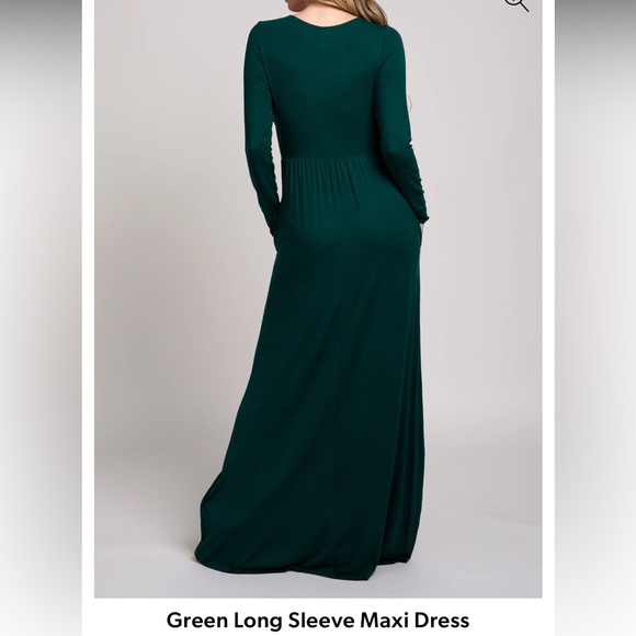 Pinkblush Green Maternity Dress Small - Picture 4 of 4